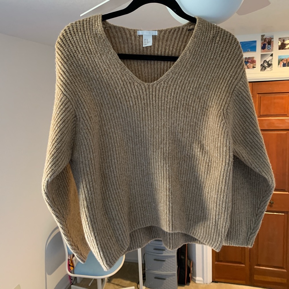 v-neck sweater